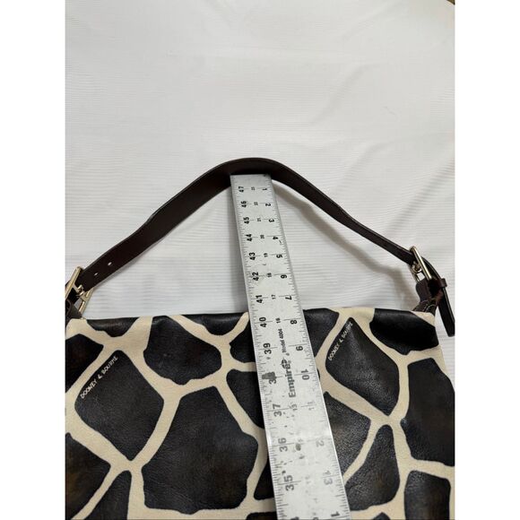 Dooney & Bourke Giraffe Print Shoulder Bag Purse Handbag - Picture 3 of 16